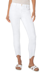 LIVERPOOL WHITE PIPER ANKLE SKINNY LM2542QY-W