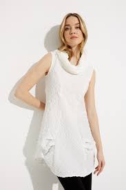 Joseph Ribkoff 232183 Textured Cowl Neck Tunic